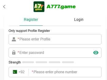A777 Game Register in Pakistan (2026) – Easy Android Signup Guide 1 A777 Game Register